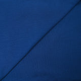 Maille polo coton fin bleu denim