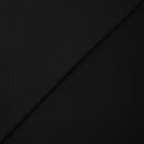 Maille polo coton fin noir corbeau
