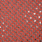 Microfibre imprimée polyester doré escalade alezan fond beige clair