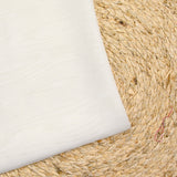 Mousseline cupro blanc cassé