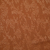 Mousseline imprimée feuille d'or fond camel