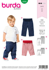 Patron Burda n°9359: Pantalon à poches enfant