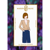 Patron de couture spencer DAMAS