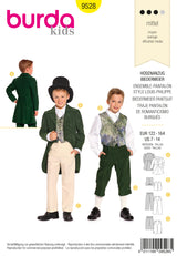 Patron n°9472 : Déguisement Robin des bois Enfants