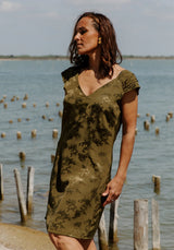 Vestido de petula de patrón de costura