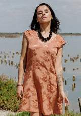 Vestido de petula de patrón de costura
