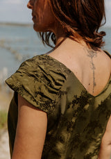 Vestido de petula de patrón de costura