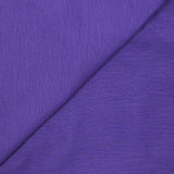 Polyester fluide froissé violet