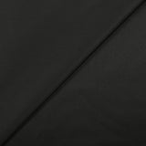 Popeline de coton élasthanne satinée noir