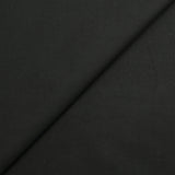 Popeline de coton noir profond