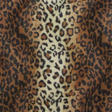 Faux fur mi-long leopard hairs