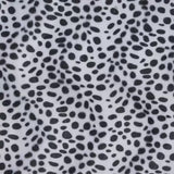 Fausse fourrure poils mi-longs dalmatien