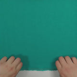 Lin viscose plain turquoise