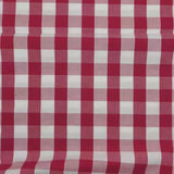 Algodón Vichy 25 mm rojo