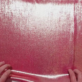 Crêpe irisé doré fond fuchsia