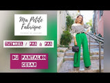 Patrón de costura de pantalones y pantalones cortos