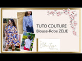 Patrón de costura de blusa de Zelie