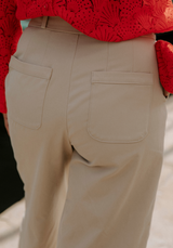 Pantalones de arrecifes de patrones de alta costura