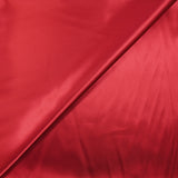 Satin de polyester rouge coquelicot