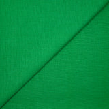 Sergé de polyester doupionné vert pelouse