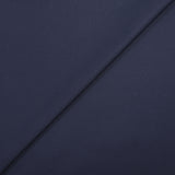 Twill de coton élasthanne bleu marine