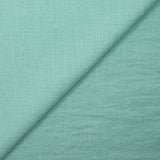 Twill de polyester chiné Ava aigue-marine