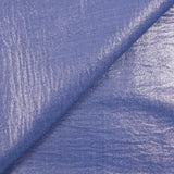 Twill de polyester lamé argent fond bleu