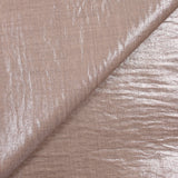 Twill de polyester lamé argent fond vieux rose