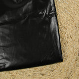 Twill de viscose imperméable enduit noir