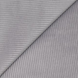 Velours côtelé 100% coton 2 mm gris perle
