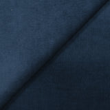 Velours côtelé coton 1,5 mm bleu foncé