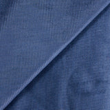 Velours côtelé coton 1 mm bleu de guède