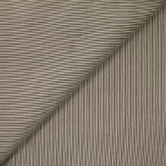 Velours côtelé polyester 2 mm grège