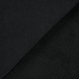 Velours côtelé sherpa double face noir