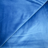 Velours de coton bleu céruléen
