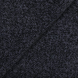 Velours de coton floqué noir fond gris