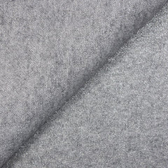 Maille Iris lurex fond gris