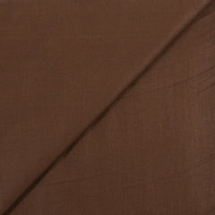 Coton uni marron