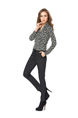 Patron n ° 6838: T-shirt Long sleeves draped effect