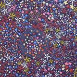 Coton liberty ® Adelajda's wish marine au mètre