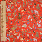Cotton Liberty ® Navidad roja por metro