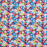 Microfibre imprimée Imaginaire fond bordeaux
