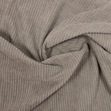 Taupe Gray Cantbed Polyester Velvet