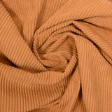 Light brown chopped polyester velvet