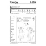 Burda Boss N ° 6520: Vestido estilo camisa