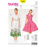 Burda Boss N ° 6520: Vestido estilo camisa
