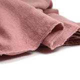 100% washed rosewood linen