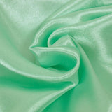 Crêpe satin polyester vert d'eau