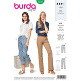 Burda boss n ° 6432: flared pants