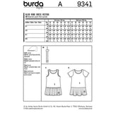 Burda Boss N ° 9341: Vestido de camiseta para niños